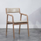 Indoor Country Style Arm Chair Open Back Wood Upholstered Single Dining Room Chair Clearhalo ' kitchen&dining_furn' 'Dining Chairs' 'Dining Tables & Seating' 'dining_chair' 'furn' 'furn_dining_chair' 'Furniture' 'furniture_dining_chair' 'Kitchen & Dining Furniture' 'kitchen' 4056101