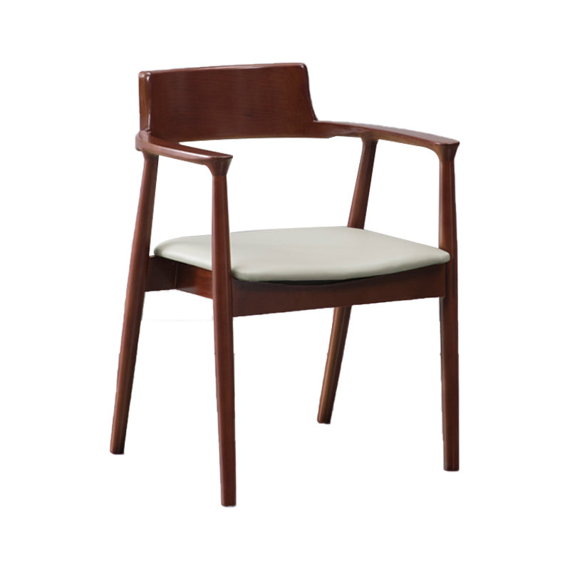 Traditional Style Ash Wood Chairs Kitchen Dining Open Back Arm Chair Set Red-Gray 1 Piece Clearhalo ' kitchen&dining_furn' 'Dining Chairs' 'Dining Tables & Seating' 'dining_chair' 'furn' 'furn_dining_chair' 'Furniture' 'furniture_dining_chair' 'Kitchen & Dining Furniture' 'kitchen' 4056144