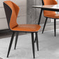 Wingback Upholstered Armless Dining Chairs Side Chairs with Metal Legs Clearhalo ' kitchen&dining_furn' 'Dining Chairs' 'Dining Tables & Seating' 'dining_chair' 'furn' 'furn_dining_chair' 'Furniture' 'furniture_dining_chair' 'Kitchen & Dining Furniture' 'kitchen' 4056157
