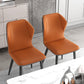 Wingback Upholstered Armless Dining Chairs Side Chairs with Metal Legs Clearhalo ' kitchen&dining_furn' 'Dining Chairs' 'Dining Tables & Seating' 'dining_chair' 'furn' 'furn_dining_chair' 'Furniture' 'furniture_dining_chair' 'Kitchen & Dining Furniture' 'kitchen' 4056161