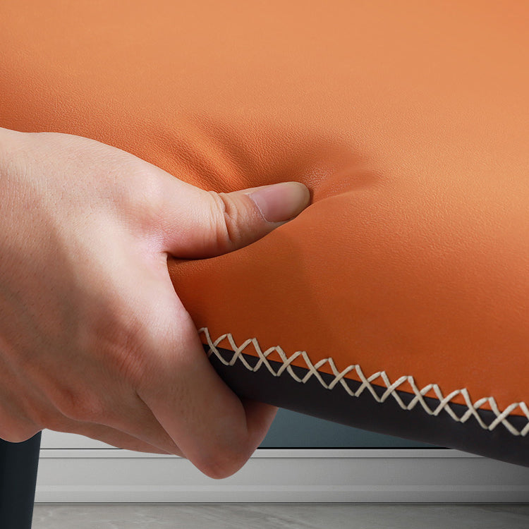 Wingback Upholstered Armless Dining Chairs Side Chairs with Metal Legs Clearhalo ' kitchen&dining_furn' 'Dining Chairs' 'Dining Tables & Seating' 'dining_chair' 'furn' 'furn_dining_chair' 'Furniture' 'furniture_dining_chair' 'Kitchen & Dining Furniture' 'kitchen' 4056167