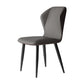 Wingback Upholstered Armless Dining Chairs Side Chairs with Metal Legs Silver Gray 1 Piece Clearhalo ' kitchen&dining_furn' 'Dining Chairs' 'Dining Tables & Seating' 'dining_chair' 'furn' 'furn_dining_chair' 'Furniture' 'furniture_dining_chair' 'Kitchen & Dining Furniture' 'kitchen' 4056195