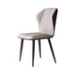 Wingback Upholstered Armless Dining Chairs Side Chairs with Metal Legs Off-White 1 Piece Clearhalo ' kitchen&dining_furn' 'Dining Chairs' 'Dining Tables & Seating' 'dining_chair' 'furn' 'furn_dining_chair' 'Furniture' 'furniture_dining_chair' 'Kitchen & Dining Furniture' 'kitchen' 4056207