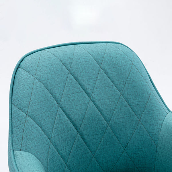 Upholstered Dining Arm Chair Solid Back Armchair with Wood Legs (Set of 2) Clearhalo ' kitchen&dining_furn' 'Dining Chairs' 'Dining Tables & Seating' 'dining_chair' 'furn' 'furn_dining_chair' 'Furniture' 'furniture_dining_chair' 'Kitchen & Dining Furniture' 'kitchen' 4056222