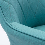 Upholstered Dining Arm Chair Solid Back Armchair with Wood Legs (Set of 2) Clearhalo ' kitchen&dining_furn' 'Dining Chairs' 'Dining Tables & Seating' 'dining_chair' 'furn' 'furn_dining_chair' 'Furniture' 'furniture_dining_chair' 'Kitchen & Dining Furniture' 'kitchen' 4056224