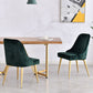 Scandinavian Style Metal Chairs Kitchen Dining Room Solid Back Side Chair Set Clearhalo ' kitchen&dining_furn' 'Dining Chairs' 'Dining Tables & Seating' 'dining_chair' 'furn' 'furn_dining_chair' 'Furniture' 'furniture_dining_chair' 'Kitchen & Dining Furniture' 'kitchen' 4056286
