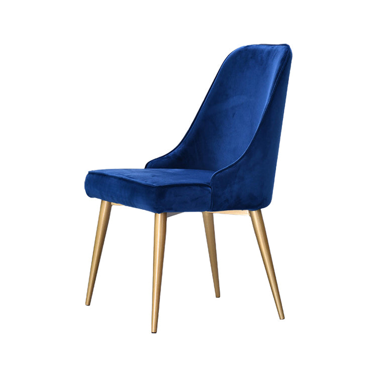 Scandinavian Style Metal Chairs Kitchen Dining Room Solid Back Side Chair Set Clearhalo ' kitchen&dining_furn' 'Dining Chairs' 'Dining Tables & Seating' 'dining_chair' 'furn' 'furn_dining_chair' 'Furniture' 'furniture_dining_chair' 'Kitchen & Dining Furniture' 'kitchen' 4056291