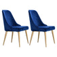 Scandinavian Style Metal Chairs Kitchen Dining Room Solid Back Side Chair Set Blue 2 Piece Set Brass Gold Clearhalo ' kitchen&dining_furn' 'Dining Chairs' 'Dining Tables & Seating' 'dining_chair' 'furn' 'furn_dining_chair' 'Furniture' 'furniture_dining_chair' 'Kitchen & Dining Furniture' 'kitchen' 4056309