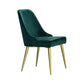 Scandinavian Style Metal Chairs Kitchen Dining Room Solid Back Side Chair Set Green 1 Piece Brass Gold Clearhalo ' kitchen&dining_furn' 'Dining Chairs' 'Dining Tables & Seating' 'dining_chair' 'furn' 'furn_dining_chair' 'Furniture' 'furniture_dining_chair' 'Kitchen & Dining Furniture' 'kitchen' 4056311