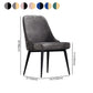 Scandinavian Style Metal Chairs Kitchen Dining Room Solid Back Side Chair Set Clearhalo ' kitchen&dining_furn' 'Dining Chairs' 'Dining Tables & Seating' 'dining_chair' 'furn' 'furn_dining_chair' 'Furniture' 'furniture_dining_chair' 'Kitchen & Dining Furniture' 'kitchen' 4056314