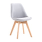 Scandinavian Bedroom Upholstered Side Chair Matte Finish Parsons Dining Chair Light Gray 1 Piece Clearhalo ' kitchen&dining_furn' 'Dining Chairs' 'Dining Tables & Seating' 'dining_chair' 'Furniture' 'furniture_dining_chair' 'Kitchen & Dining Furniture' 'kitchen' 4056327