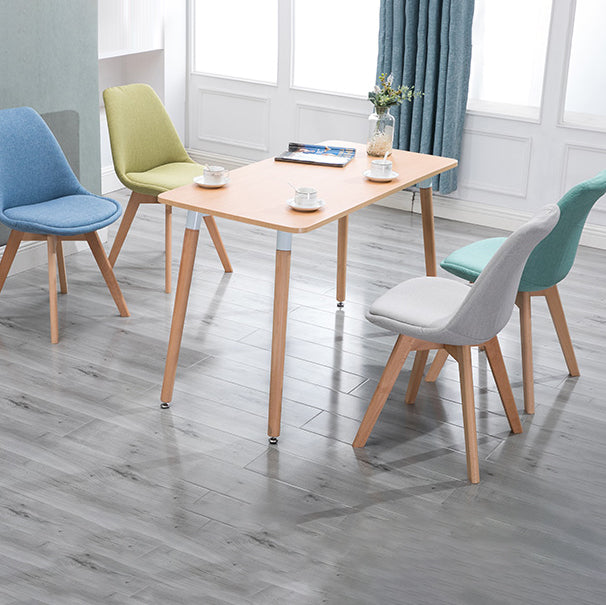 Scandinavian Restaurant Upholstered Side Chair Matte Finish Parsons Dining Chair Clearhalo ' kitchen&dining_furn' 'Dining Chairs' 'Dining Tables & Seating' 'dining_chair' 'Furniture' 'furniture_dining_chair' 'Kitchen & Dining Furniture' 'kitchen' 4056352