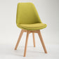 Scandinavian Restaurant Upholstered Side Chair Matte Finish Parsons Dining Chair Green 1 Piece Clearhalo ' kitchen&dining_furn' 'Dining Chairs' 'Dining Tables & Seating' 'dining_chair' 'Furniture' 'furniture_dining_chair' 'Kitchen & Dining Furniture' 'kitchen' 4056380