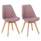 Scandinavian Restaurant Upholstered Side Chair Matte Finish Parsons Dining Chair Cameo Brown Set of 2 Clearhalo ' kitchen&dining_furn' 'Dining Chairs' 'Dining Tables & Seating' 'dining_chair' 'Furniture' 'furniture_dining_chair' 'Kitchen & Dining Furniture' 'kitchen' 4056399
