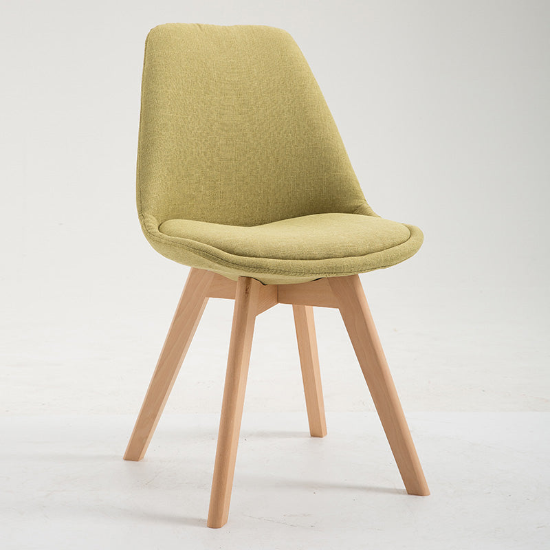 Scandinavian Restaurant Upholstered Side Chair Matte Finish Parsons Dining Chair Fruit Green 1 Piece Clearhalo ' kitchen&dining_furn' 'Dining Chairs' 'Dining Tables & Seating' 'dining_chair' 'Furniture' 'furniture_dining_chair' 'Kitchen & Dining Furniture' 'kitchen' 4056425