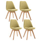 Scandinavian Restaurant Upholstered Side Chair Matte Finish Parsons Dining Chair Fruit Green Set of 4 Clearhalo ' kitchen&dining_furn' 'Dining Chairs' 'Dining Tables & Seating' 'dining_chair' 'Furniture' 'furniture_dining_chair' 'Kitchen & Dining Furniture' 'kitchen' 4056427