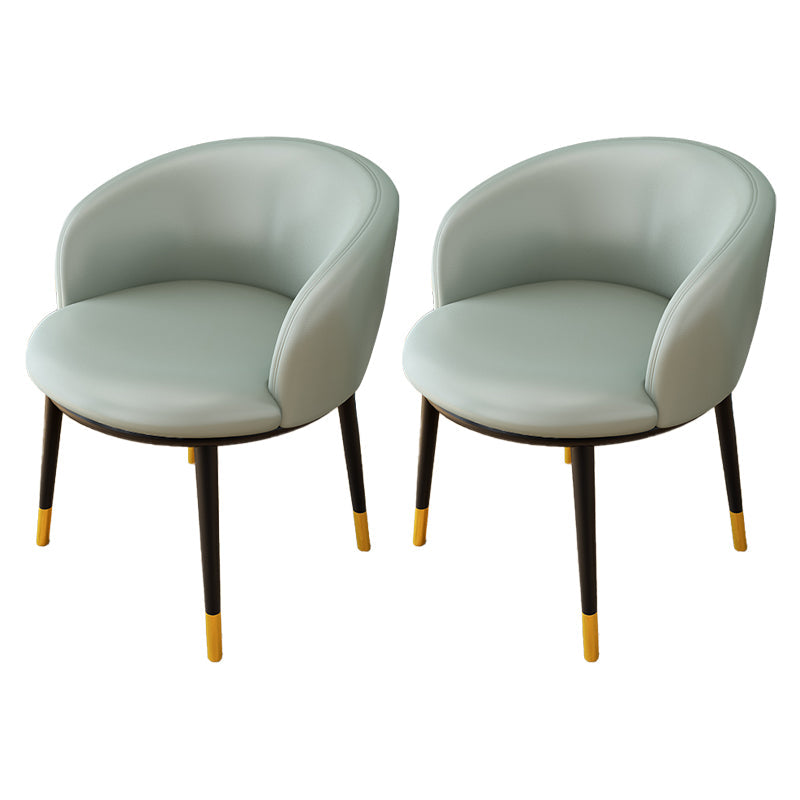 Indoor Scandinavian Side Chair Parsons Back Metal Upholstered Dining Room Chair Grey 2 Piece Set Clearhalo ' kitchen&dining_furn' 'Dining Chairs' 'Dining Tables & Seating' 'dining_chair' 'furn' 'furn_dining_chair' 'Furniture' 'furniture_dining_chair' 'Kitchen & Dining Furniture' 'kitchen' 4056433