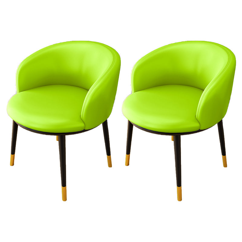 Indoor Scandinavian Side Chair Parsons Back Metal Upholstered Dining Room Chair Green 2 Piece Set Clearhalo ' kitchen&dining_furn' 'Dining Chairs' 'Dining Tables & Seating' 'dining_chair' 'furn' 'furn_dining_chair' 'Furniture' 'furniture_dining_chair' 'Kitchen & Dining Furniture' 'kitchen' 4056460