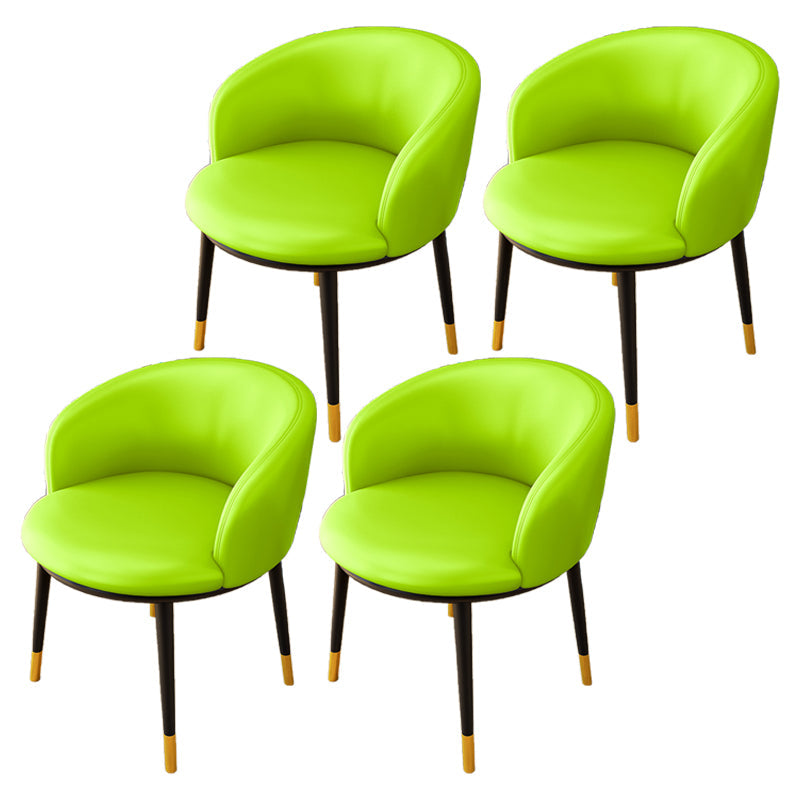 Indoor Scandinavian Side Chair Parsons Back Metal Upholstered Dining Room Chair Green 4 Piece Set Clearhalo ' kitchen&dining_furn' 'Dining Chairs' 'Dining Tables & Seating' 'dining_chair' 'furn' 'furn_dining_chair' 'Furniture' 'furniture_dining_chair' 'Kitchen & Dining Furniture' 'kitchen' 4056461