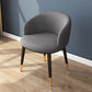 Indoor Scandinavian Side Chair Parsons Back Metal Upholstered Dining Room Chair Light Gray-Black 1 Piece Clearhalo ' kitchen&dining_furn' 'Dining Chairs' 'Dining Tables & Seating' 'dining_chair' 'furn' 'furn_dining_chair' 'Furniture' 'furniture_dining_chair' 'Kitchen & Dining Furniture' 'kitchen' 4056474
