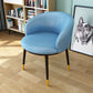 Indoor Scandinavian Side Chair Parsons Back Metal Upholstered Dining Room Chair Light Blue 1 Piece Clearhalo ' kitchen&dining_furn' 'Dining Chairs' 'Dining Tables & Seating' 'dining_chair' 'furn' 'furn_dining_chair' 'Furniture' 'furniture_dining_chair' 'Kitchen & Dining Furniture' 'kitchen' 4056485