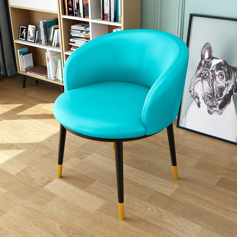 Indoor Scandinavian Side Chair Parsons Back Metal Upholstered Dining Room Chair Sky Blue 1 Piece Clearhalo ' kitchen&dining_furn' 'Dining Chairs' 'Dining Tables & Seating' 'dining_chair' 'furn' 'furn_dining_chair' 'Furniture' 'furniture_dining_chair' 'Kitchen & Dining Furniture' 'kitchen' 4056486