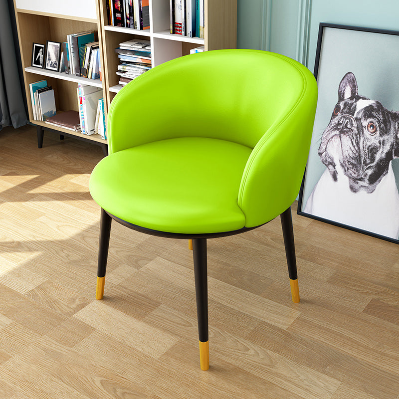 Indoor Scandinavian Side Chair Parsons Back Metal Upholstered Dining Room Chair Green 1 Piece Clearhalo ' kitchen&dining_furn' 'Dining Chairs' 'Dining Tables & Seating' 'dining_chair' 'furn' 'furn_dining_chair' 'Furniture' 'furniture_dining_chair' 'Kitchen & Dining Furniture' 'kitchen' 4056487