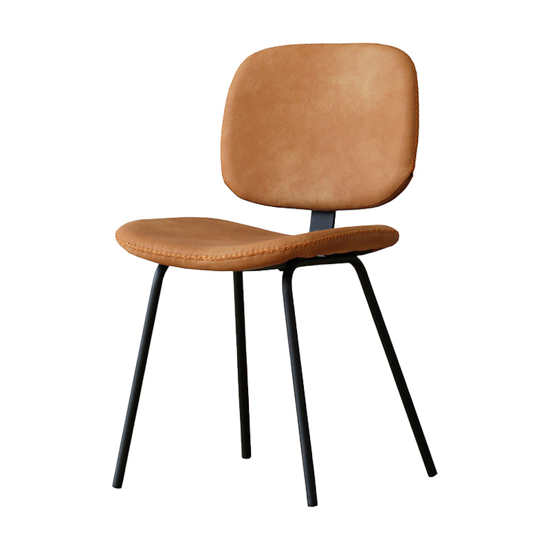 Industrial Metal Dining Room Chairs Open Back Dining Side Armless Dining Chairs Clearhalo ' kitchen&dining_furn' 'Dining Chairs' 'Dining Tables & Seating' 'dining_chair' 'furn' 'furn_dining_chair' 'Furniture' 'furniture_dining_chair' 'Kitchen & Dining Furniture' 'kitchen' 4056502