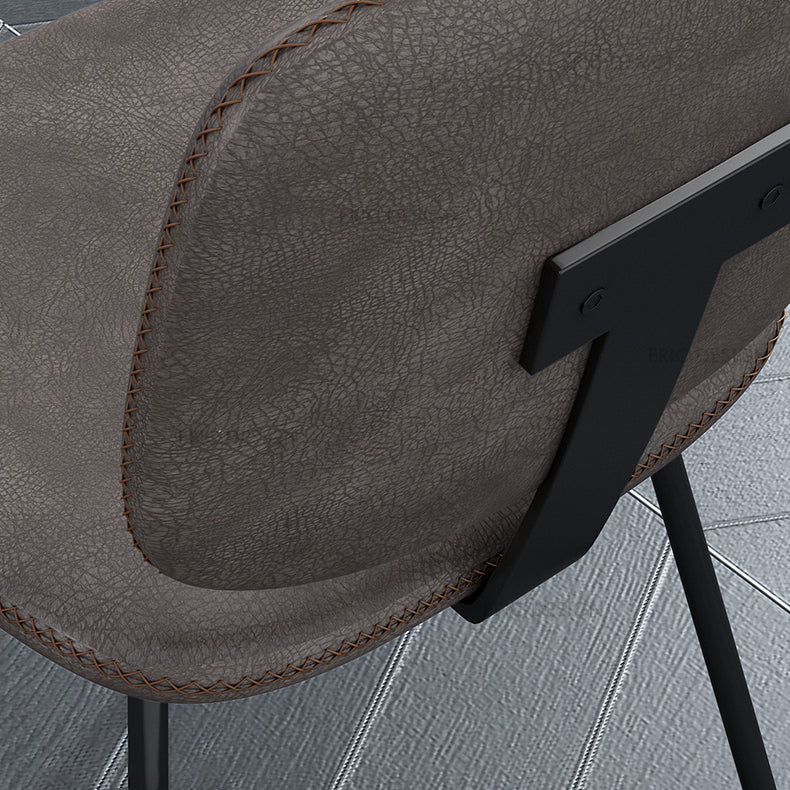 Industrial Metal Dining Room Chairs Open Back Dining Side Armless Dining Chairs Clearhalo ' kitchen&dining_furn' 'Dining Chairs' 'Dining Tables & Seating' 'dining_chair' 'furn' 'furn_dining_chair' 'Furniture' 'furniture_dining_chair' 'Kitchen & Dining Furniture' 'kitchen' 4056507