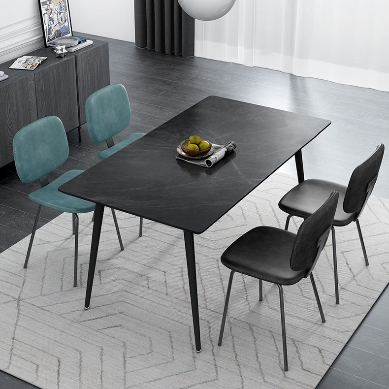 Industrial Metal Dining Room Chairs Open Back Dining Side Armless Dining Chairs Clearhalo ' kitchen&dining_furn' 'Dining Chairs' 'Dining Tables & Seating' 'dining_chair' 'furn' 'furn_dining_chair' 'Furniture' 'furniture_dining_chair' 'Kitchen & Dining Furniture' 'kitchen' 4056514