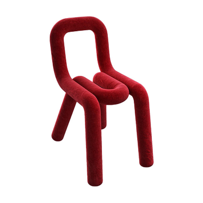 Modern Style Metal Chair Dining Room Kitchen Open Back Side Chairs Set Red 1 Piece Clearhalo ' kitchen&dining_furn' 'Dining Chairs' 'Dining Tables & Seating' 'dining_chair' 'furn' 'furn_dining_chair' 'Furniture' 'furniture_dining_chair' 'Kitchen & Dining Furniture' 'kitchen' 4056530