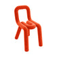 Modern Style Metal Chair Dining Room Kitchen Open Back Side Chairs Set Orange 1 Piece Clearhalo ' kitchen&dining_furn' 'Dining Chairs' 'Dining Tables & Seating' 'dining_chair' 'furn' 'furn_dining_chair' 'Furniture' 'furniture_dining_chair' 'Kitchen & Dining Furniture' 'kitchen' 4056536