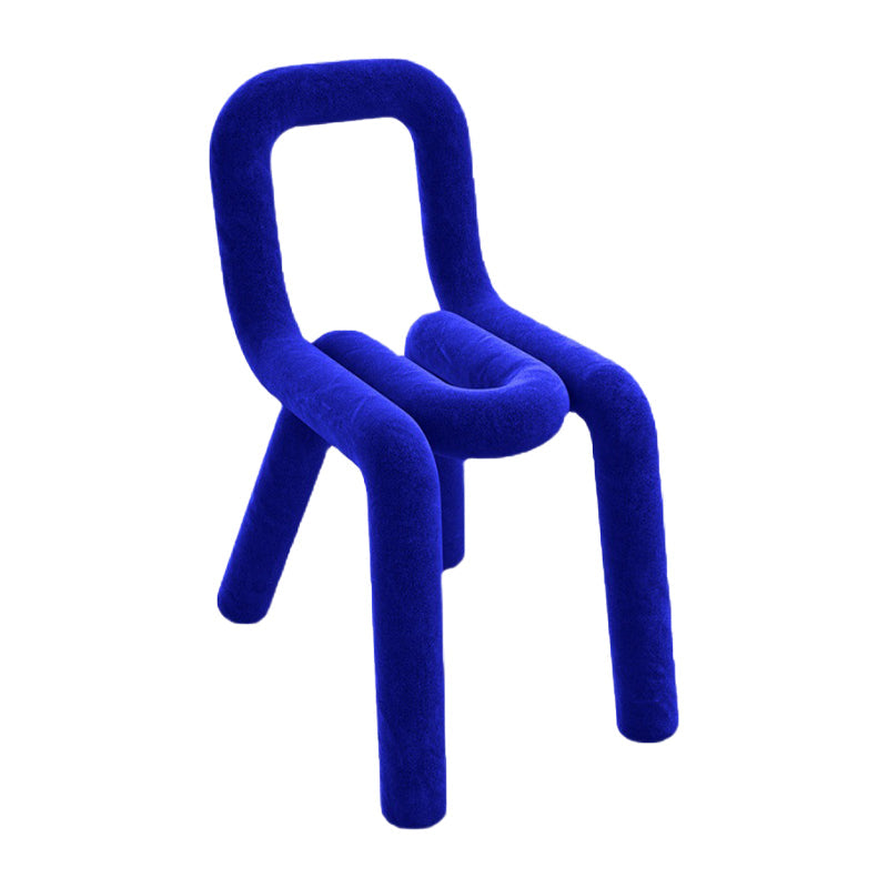 Modern Style Metal Chair Dining Room Kitchen Open Back Side Chairs Set Royal Blue 1 Piece Clearhalo ' kitchen&dining_furn' 'Dining Chairs' 'Dining Tables & Seating' 'dining_chair' 'furn' 'furn_dining_chair' 'Furniture' 'furniture_dining_chair' 'Kitchen & Dining Furniture' 'kitchen' 4056545