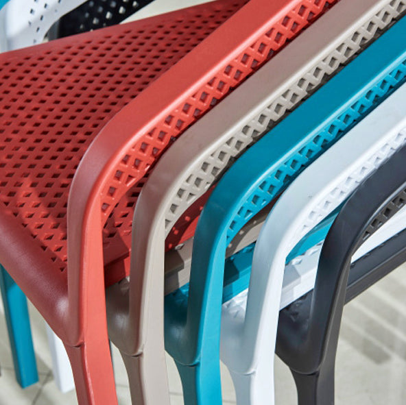 Contemporary Style Plastic Chairs Solid Back Arm Dining Kitchen Chair Set Clearhalo ' kitchen&dining_furn' 'Dining Chairs' 'Dining Tables & Seating' 'dining_chair' 'furn' 'furn_dining_chair' 'Furniture' 'furniture_dining_chair' 'Kitchen & Dining Furniture' 'kitchen' 4056562