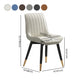 Glam Style Metal Dining Room Chairs Armless PU Leather Chair for Restaurant Clearhalo ' kitchen&dining_furn' 'Dining Chairs' 'Dining Tables & Seating' 'dining_chair' 'furn' 'furn_dining_chair' 'Furniture' 'furniture_dining_chair' 'Kitchen & Dining Furniture' 'kitchen' 4056636