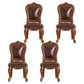 Traditional Wood Dining Armless Chair Open Back Dining Side Chair for Restaurant Brown 4 Piece Set Clearhalo ' kitchen&dining_furn' 'Dining Chairs' 'Dining Tables & Seating' 'dining_chair' 'furn' 'furn_dining_chair' 'Furniture' 'furniture_dining_chair' 'Kitchen & Dining Furniture' 'kitchen' 4056687
