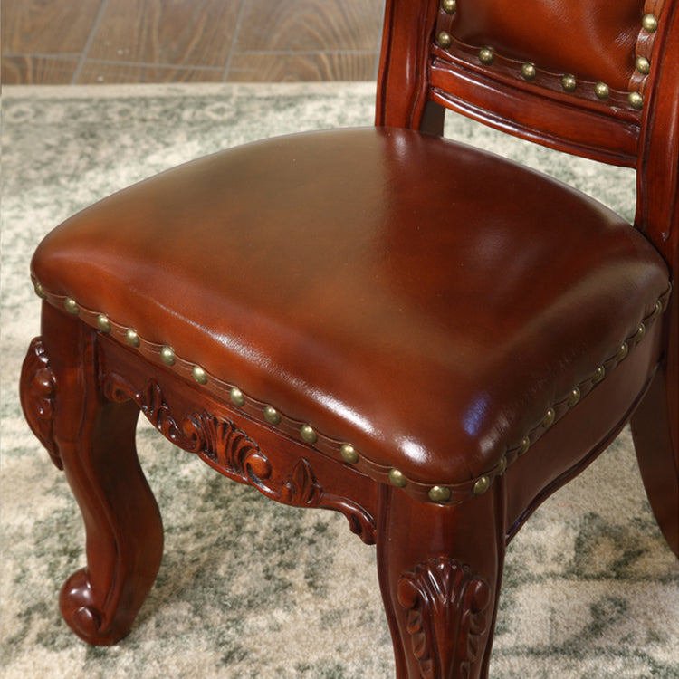 Traditional Wood Dining Armless Chair Open Back Dining Side Chair for Restaurant Clearhalo ' kitchen&dining_furn' 'Dining Chairs' 'Dining Tables & Seating' 'dining_chair' 'furn' 'furn_dining_chair' 'Furniture' 'furniture_dining_chair' 'Kitchen & Dining Furniture' 'kitchen' 4056695