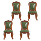 Traditional Wood Dining Armless Chair Open Back Dining Side Chair for Restaurant Green 4 Piece Set Clearhalo ' kitchen&dining_furn' 'Dining Chairs' 'Dining Tables & Seating' 'dining_chair' 'furn' 'furn_dining_chair' 'Furniture' 'furniture_dining_chair' 'Kitchen & Dining Furniture' 'kitchen' 4056699