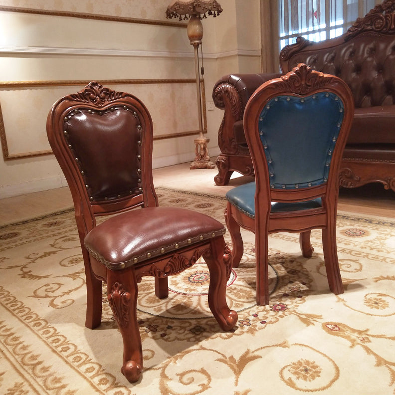 Traditional Wood Dining Armless Chair Open Back Dining Side Chair for Restaurant Clearhalo ' kitchen&dining_furn' 'Dining Chairs' 'Dining Tables & Seating' 'dining_chair' 'furn' 'furn_dining_chair' 'Furniture' 'furniture_dining_chair' 'Kitchen & Dining Furniture' 'kitchen' 4056703