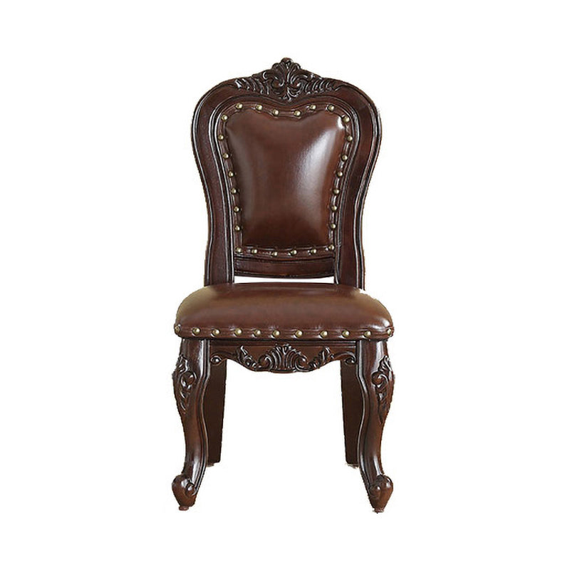 Traditional Wood Dining Armless Chair Open Back Dining Side Chair for Restaurant Dark Brown 1 Piece Clearhalo ' kitchen&dining_furn' 'Dining Chairs' 'Dining Tables & Seating' 'dining_chair' 'furn' 'furn_dining_chair' 'Furniture' 'furniture_dining_chair' 'Kitchen & Dining Furniture' 'kitchen' 4056715