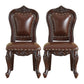 Traditional Wood Dining Armless Chair Open Back Dining Side Chair for Restaurant Dark Brown 2 Piece Set Clearhalo ' kitchen&dining_furn' 'Dining Chairs' 'Dining Tables & Seating' 'dining_chair' 'furn' 'furn_dining_chair' 'Furniture' 'furniture_dining_chair' 'Kitchen & Dining Furniture' 'kitchen' 4056716