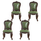 Traditional Wood Dining Armless Chair Open Back Dining Side Chair for Restaurant Green Khaki 4 Piece Set Clearhalo ' kitchen&dining_furn' 'Dining Chairs' 'Dining Tables & Seating' 'dining_chair' 'furn' 'furn_dining_chair' 'Furniture' 'furniture_dining_chair' 'Kitchen & Dining Furniture' 'kitchen' 4056723
