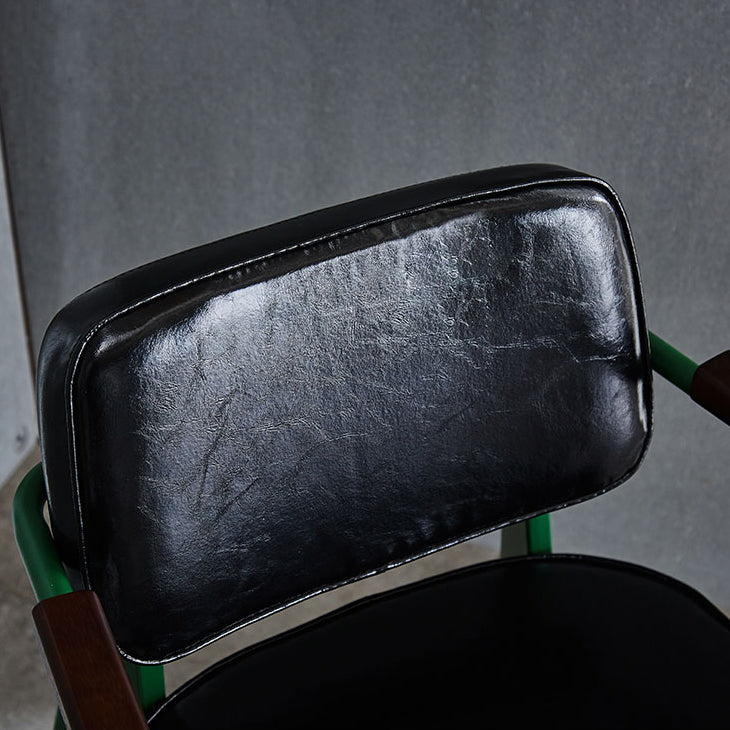 Industrial Metal Dining Room Chair Arm Open Back Dining Side Chair for Home Use Clearhalo ' kitchen&dining_furn' 'Dining Chairs' 'Dining Tables & Seating' 'dining_chair' 'furn' 'furn_dining_chair' 'Furniture' 'furniture_dining_chair' 'Kitchen & Dining Furniture' 'kitchen' 4056768