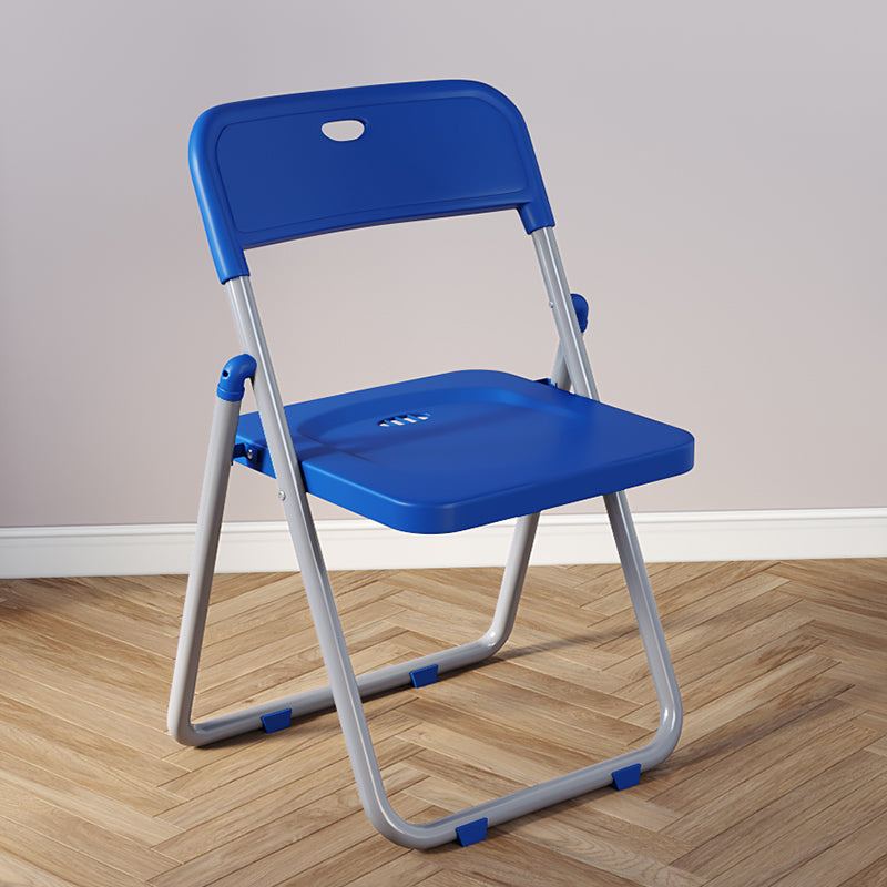 Contemporary Home Metal Dining Chair Open Back Armless Dining Side Chair Blue 1 Piece Clearhalo ' kitchen&dining_furn' 'Dining Chairs' 'Dining Tables & Seating' 'dining_chair' 'furn' 'furn_dining_chair' 'Furniture' 'furniture_dining_chair' 'Kitchen & Dining Furniture' 'kitchen' 4056788