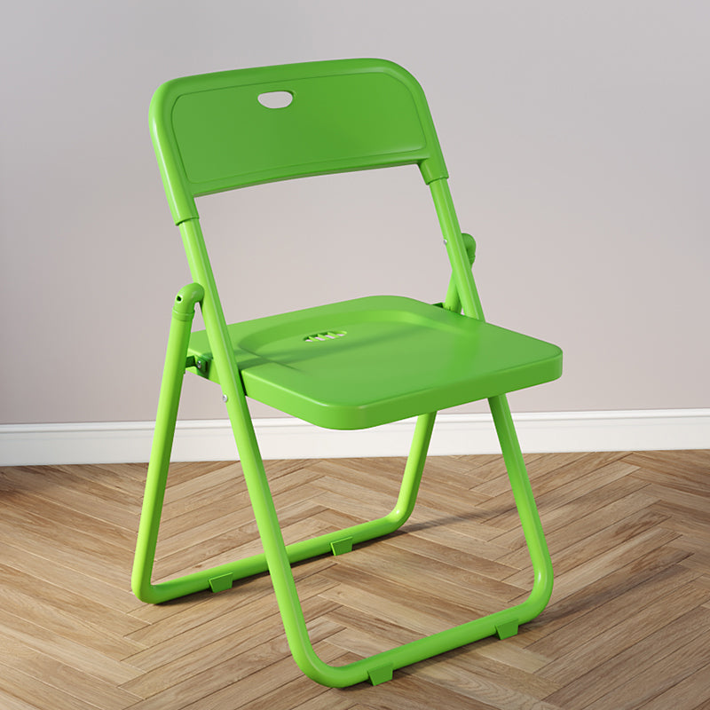 Contemporary Home Metal Dining Chair Open Back Armless Dining Side Chair Light Green 1 Piece Clearhalo ' kitchen&dining_furn' 'Dining Chairs' 'Dining Tables & Seating' 'dining_chair' 'furn' 'furn_dining_chair' 'Furniture' 'furniture_dining_chair' 'Kitchen & Dining Furniture' 'kitchen' 4056793