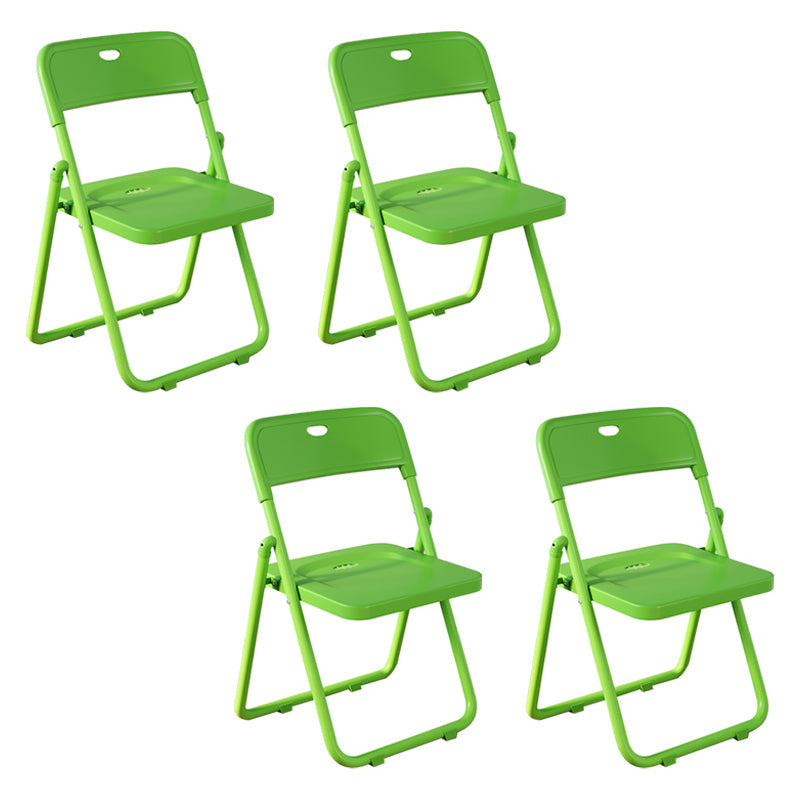Contemporary Home Metal Dining Chair Open Back Armless Dining Side Chair Light Green 4 Piece Set Clearhalo ' kitchen&dining_furn' 'Dining Chairs' 'Dining Tables & Seating' 'dining_chair' 'furn' 'furn_dining_chair' 'Furniture' 'furniture_dining_chair' 'Kitchen & Dining Furniture' 'kitchen' 4056797