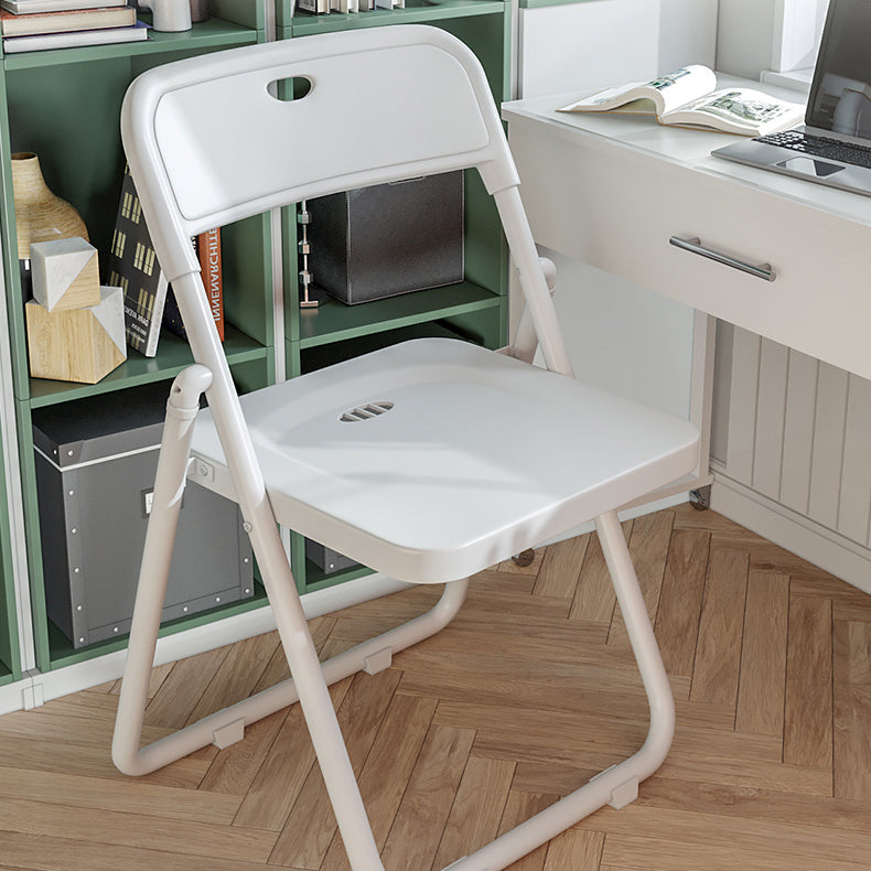 Contemporary Home Metal Dining Chair Open Back Armless Dining Side Chair Clearhalo ' kitchen&dining_furn' 'Dining Chairs' 'Dining Tables & Seating' 'dining_chair' 'furn' 'furn_dining_chair' 'Furniture' 'furniture_dining_chair' 'Kitchen & Dining Furniture' 'kitchen' 4056808