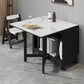 Foldable Dining Table Modern Rectangle Table with Storage Base (table only) Clearhalo ' dining_table' 'Dining Tables & Seating' 'Dining Tables' 'furn' 'furn_dining_table' 'Furniture' 'furniture_dining_table' 'Kitchen & Dining Furniture' 'kitchen&dining_furn' 'kitchen' 'kitchen_dining_table' 4060627