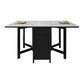 Foldable Dining Table Modern Rectangle Table with Storage Base (table only) White Without Chairs Clearhalo ' dining_table' 'Dining Tables & Seating' 'Dining Tables' 'furn' 'furn_dining_table' 'Furniture' 'furniture_dining_table' 'Kitchen & Dining Furniture' 'kitchen&dining_furn' 'kitchen' 'kitchen_dining_table' 4060630