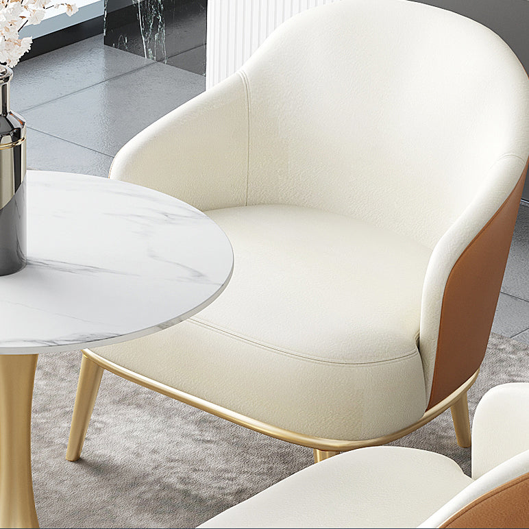 Traditional Luxury Dining Table Round Sintered Stone Dining Table with Tulip Base Clearhalo ' dining_table' 'Dining Tables & Seating' 'Dining Tables' 'furn' 'furn_dining_table' 'Furniture' 'furniture_dining_table' 'Kitchen & Dining Furniture' 'kitchen&dining_furn' 'kitchen' 'kitchen_dining_table' 4060671